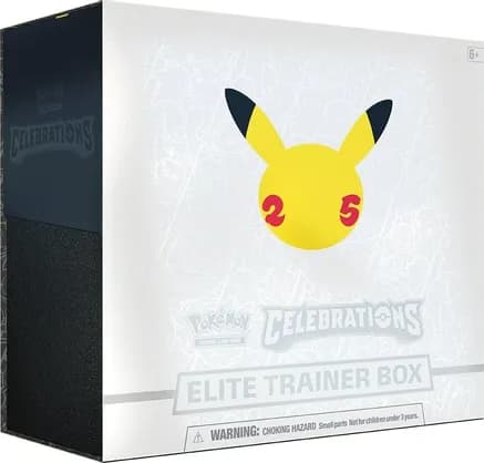 Celebrations Elite Trainer Box — sealed Pokémon TCG product