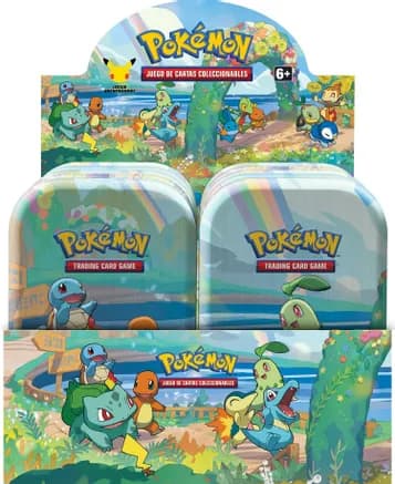 Celebrations Mini Tin Display — sealed Pokémon TCG product
