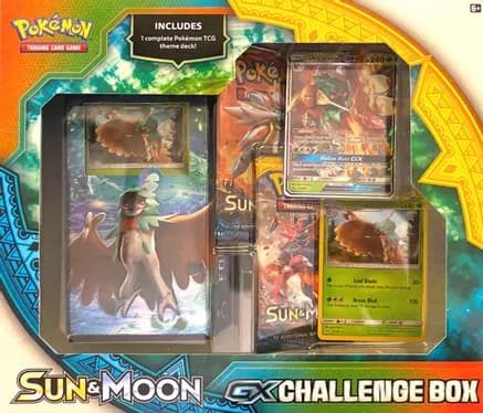 Sun & Moon GX Challenge Box [Decidueye] — sealed Pokémon TCG product
