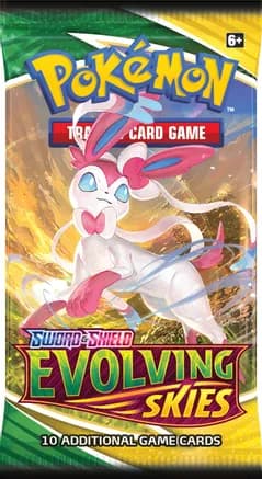 Evolving Skies Booster Pack — sealed Pokémon TCG product