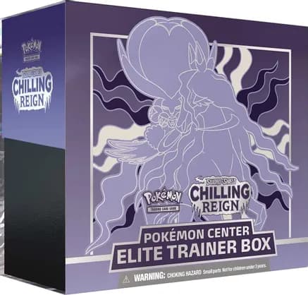 Chilling Reign Pokemon Center Elite Trainer Box [Shadow Rider Calyrex] (Exclusive) — sealed Pokémon TCG product