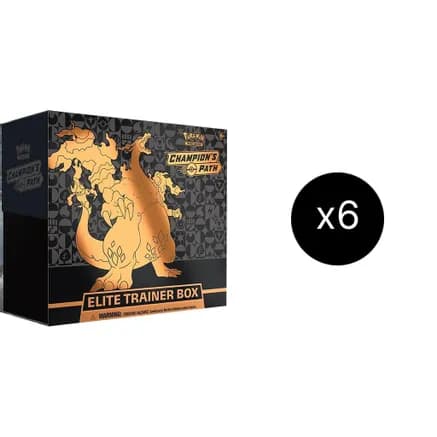 Champion's Path Elite Trainer Box Case — sealed Pokémon TCG product