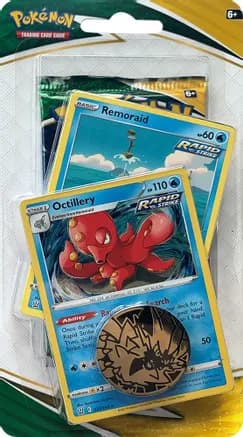 Evolving Skies Single Pack Blister [Octillery] — sealed Pokémon TCG product