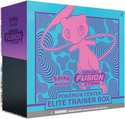 Fusion Strike Pokemon Center Elite Trainer Box (Exclusive) — sealed Pokémon TCG product