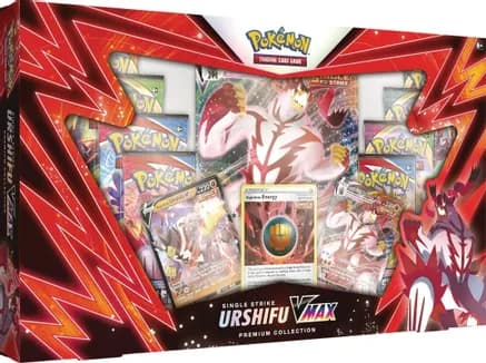 Single Strike Urshifu VMAX Premium Collection — sealed Pokémon TCG product
