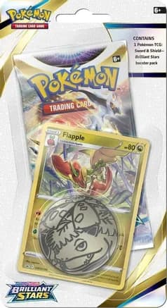 Brilliant Stars Single Pack Blister [Flapple] — sealed Pokémon TCG product
