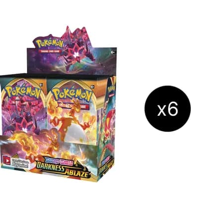 Darkness Ablaze Booster Box Case — sealed Pokémon TCG product