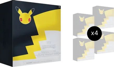 Celebrations Pokemon Center Elite Trainer Box Case (Exclusive) — sealed Pokémon TCG product