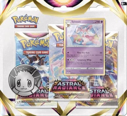 Astral Radiance 3 Pack Blister [Sylveon] — sealed Pokémon TCG product
