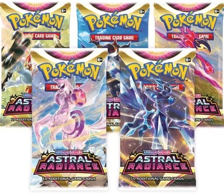 Astral Radiance Booster Pack Art Bundle [Set of 5] — sealed Pokémon TCG product
