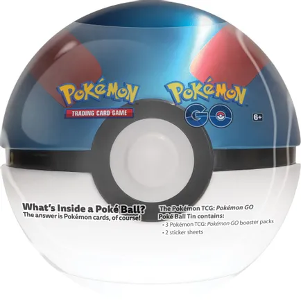 Pokemon GO Poke Ball Tin - Great Ball — sealed Pokémon TCG product