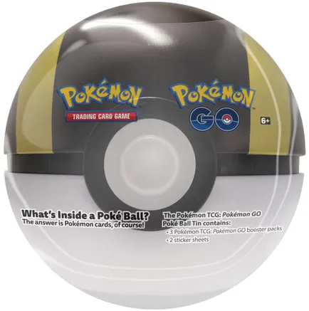 Pokemon GO Poke Ball Tin - Ultra Ball — sealed Pokémon TCG product