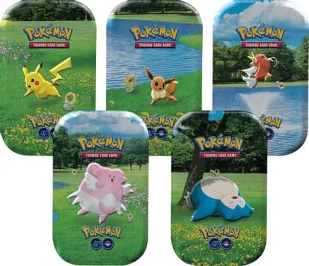 Pokemon GO Mini Tin [Set of 5] — sealed Pokémon TCG product
