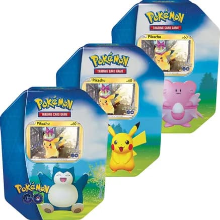Pokemon GO Tin [Set of 3] — sealed Pokémon TCG product