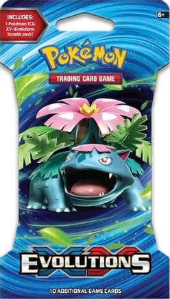 XY - Evolutions Sleeved Booster Pack — sealed Pokémon TCG product