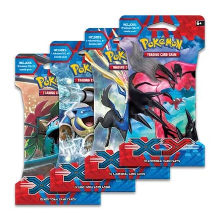 XY Sleeved Booster Pack Art Bundle [Set of 4] — sealed Pokémon TCG product