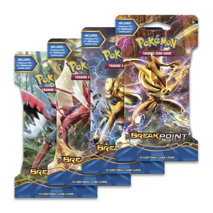 BREAKpoint Sleeved Booster Pack Art Bundle [Set of 4] — sealed Pokémon TCG product