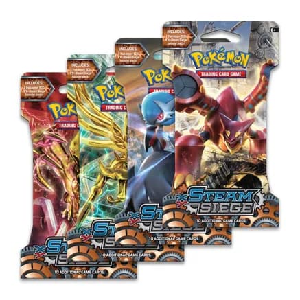 Steam Siege Sleeved Booster Pack Art Bundle [Set of 4] — sealed Pokémon TCG product