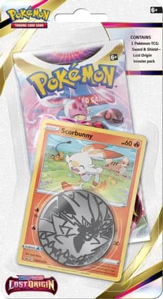 Lost Origin Single Pack Blister [Scorbunny] — sealed Pokémon TCG product