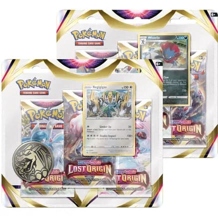 Lost Origin 3 Pack Blister [Set of 2] — sealed Pokémon TCG product