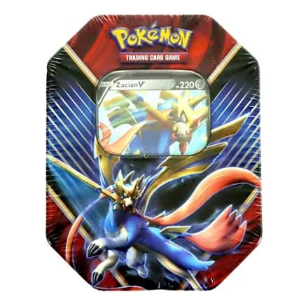 Legends of Galar Tin [Zacian V] (International Version) — sealed Pokémon TCG product