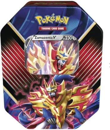 Legends of Galar Tin [Zamazenta V] (International Version) — sealed Pokémon TCG product