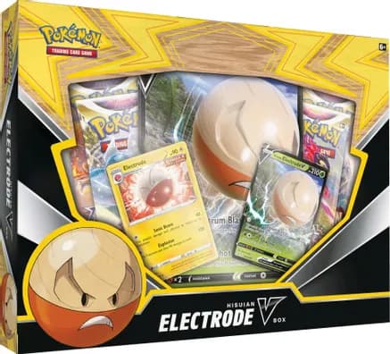 Hisuian Electrode V Box — sealed Pokémon TCG product