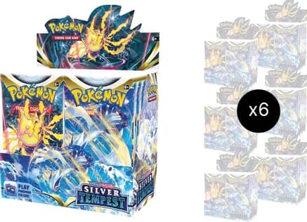 Silver Tempest Booster Box Case — sealed Pokémon TCG product