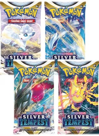 Silver Tempest Booster Pack Art Bundle [Set of 4] — sealed Pokémon TCG product