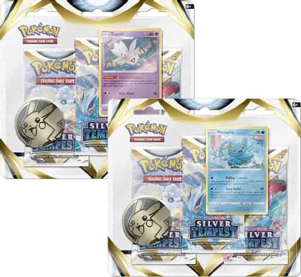 Silver Tempest 3 Pack Blister [Set of 2] — sealed Pokémon TCG product
