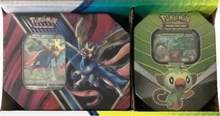 Legends of Galar Tin + Galar Partners Tin 2-pack [Zacian V/Rillaboom V] (Retail Exclusive) — sealed Pokémon TCG product