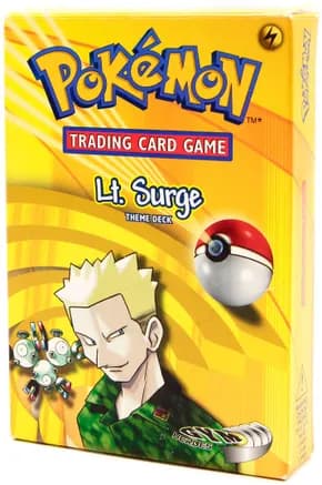 Gym Heroes Theme Deck - "Lt. Surge" — sealed Pokémon TCG product