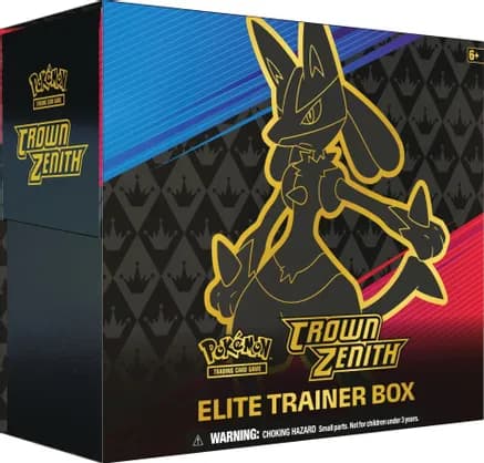 Crown Zenith Elite Trainer Box — sealed Pokémon TCG product