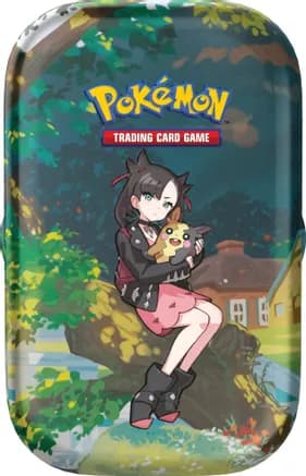 Crown Zenith Mini Tin [Marnie & Morpeko] — sealed Pokémon TCG product