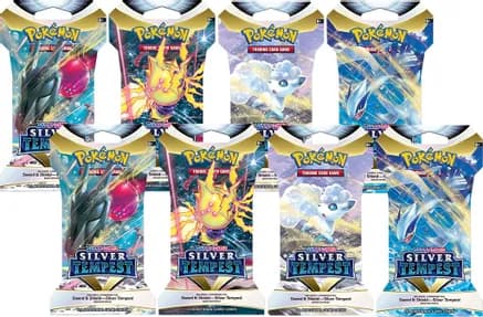 Silver Tempest Sleeved Booster Pack Bundle [Set of 8] — sealed Pokémon TCG product