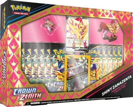 Crown Zenith Premium Figure Collection [Shiny Zamazenta] — sealed Pokémon TCG product