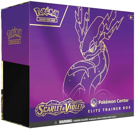 Scarlet & Violet Pokemon Center Elite Trainer Box (Exclusive) [Miraidon] — sealed Pokémon TCG product
