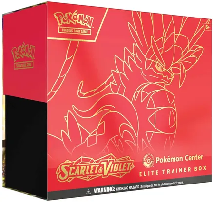 Scarlet & Violet Pokemon Center Elite Trainer Box (Exclusive) [Koraidon] — sealed Pokémon TCG product