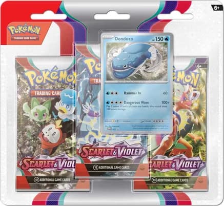 Scarlet & Violet 3 Pack Blister [Dondozo] — sealed Pokémon TCG product