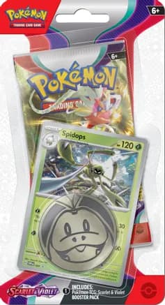 Scarlet & Violet Single Pack Blister [Spidops] — sealed Pokémon TCG product