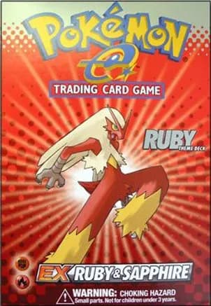 EX Ruby & Sapphire Theme Deck - "Ruby" [Blaziken] — sealed Pokémon TCG product