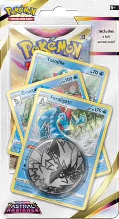 Astral Radiance Premium Checklane Blister [Feraligatr] — sealed Pokémon TCG product