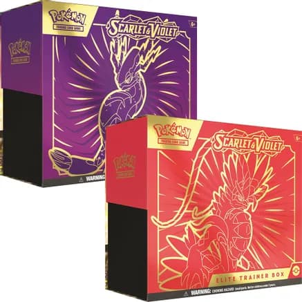 Scarlet & Violet Elite Trainer Boxes [Set of 2] — sealed Pokémon TCG product