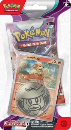 Paldea Evolved Single Pack Blister [Growlithe] — sealed Pokémon TCG product