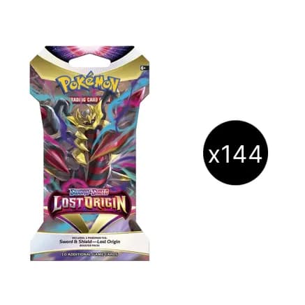 Lost Origin Sleeved Booster Pack Case — sealed Pokémon TCG product
