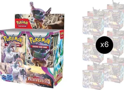 Paldea Evolved Booster Box Case — sealed Pokémon TCG product