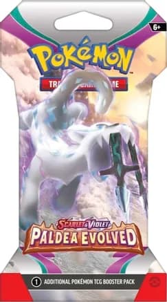 Paldea Evolved Sleeved Booster Pack — sealed Pokémon TCG product