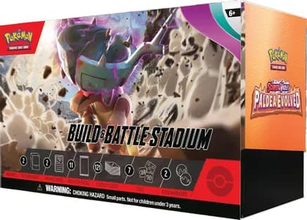 Paldea Evolved Build & Battle Stadium — sealed Pokémon TCG product