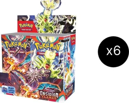 Obsidian Flames Booster Box Case — sealed Pokémon TCG product