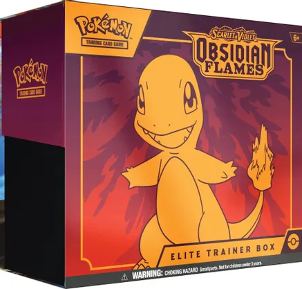 Obsidian Flames Elite Trainer Box — sealed Pokémon TCG product